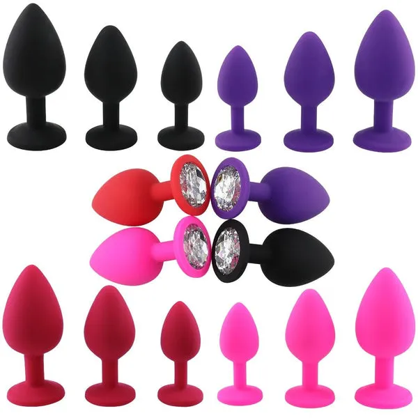 ADULT GAME SILICONE ANAL PLUG JEWELRY DILDO VIBRATOR SEX TOYS FOR WOMAN PROSTATE MASSAGER BULLET VIBRADOR BUTT PLUG FOR MEN GAY sextoypremium Anal ADULT GAME SILICONE ANAL PLUG JEWELRY DILDO VIBRATOR SEX TOYS FOR WOMAN PROSTATE MASSAGER BULLET VIBRADOR BUTT PLUG FOR MEN GAY sextoypremium Anal