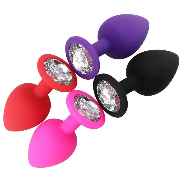 ADULT GAME SILICONE ANAL PLUG JEWELRY DILDO VIBRATOR SEX TOYS FOR WOMAN PROSTATE MASSAGER BULLET VIBRADOR BUTT PLUG FOR MEN GAY sextoypremium Anal