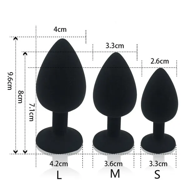 ADULT GAME SILICONE ANAL PLUG JEWELRY DILDO VIBRATOR SEX TOYS FOR WOMAN PROSTATE MASSAGER BULLET VIBRADOR BUTT PLUG FOR MEN GAY sextoypremium Anal
