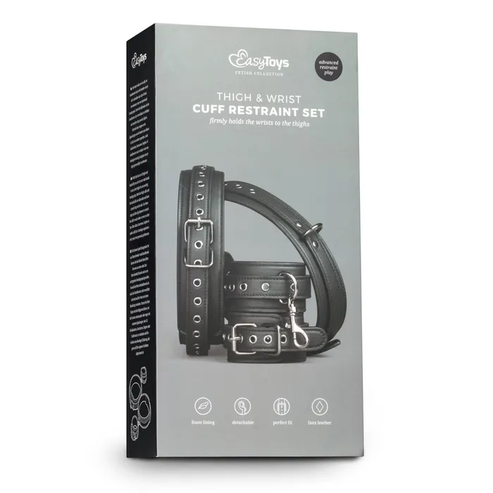 Anal Fetish Collection Thigh and Wrist Cuff Set