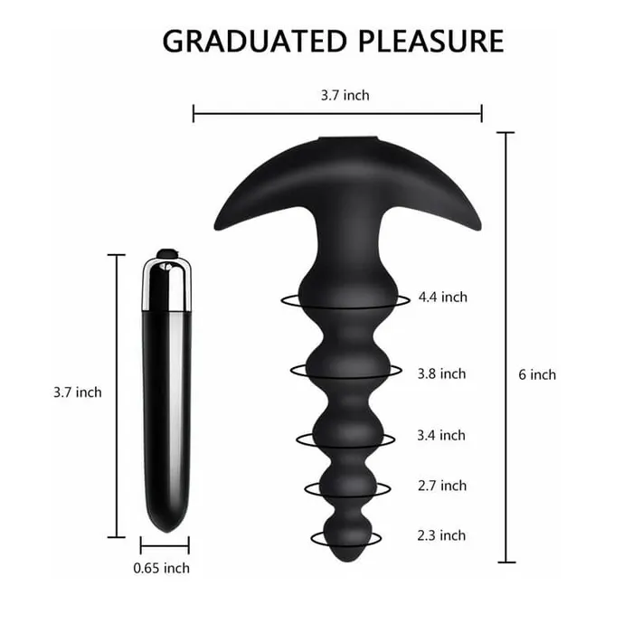 Anal Plug Masturbation Vibrator OOTYEMO Male Sex Toys