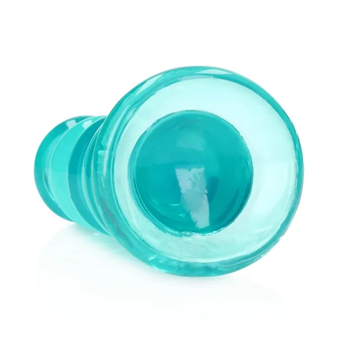 Anal Realrock Crystal Clear 55 Curvy DildoPlug Turquoise