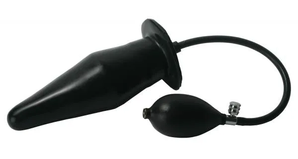 Anal SC Novelties Super Large Inflatable Butt Plug Black
