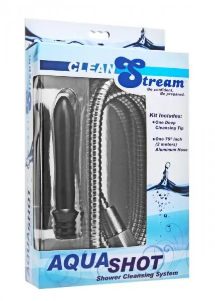 Aqua Shot Shower Enema Cleansing System Clean Stream Vibrators Aqua Shot Shower Enema Cleansing System Clean Stream Vibrators