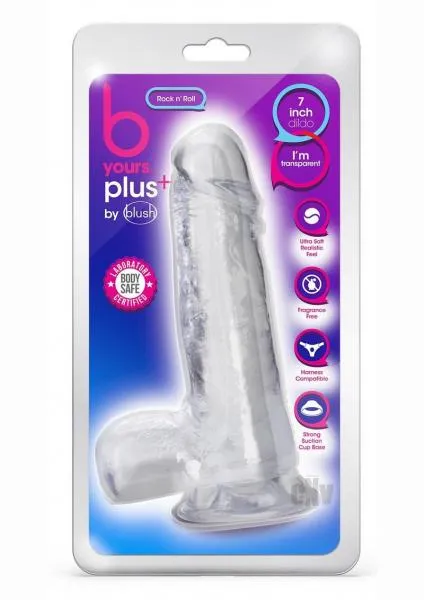 B Yours Plus Rock N Roll Clear Seductucom Dildos