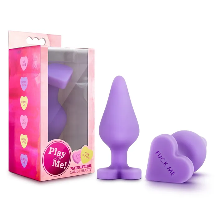 Blush Novelties Vibrators Play With Me Naughtier Candy Heart Fuck Me Purple Blush Novelties Vibrators Play With Me Naughtier Candy Heart Fuck Me Purple