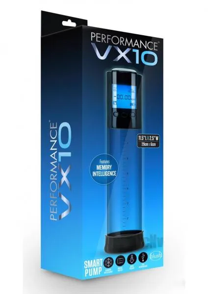 Blush Performance Vx10 Smart Pump Clear Anal Blush Performance Vx10 Smart Pump Clear Anal