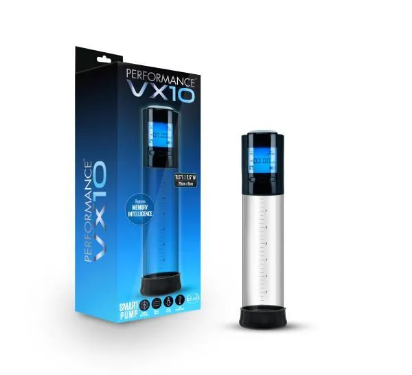 Blush Performance Vx10 Smart Pump Clear Anal Blush Performance Vx10 Smart Pump Clear Anal