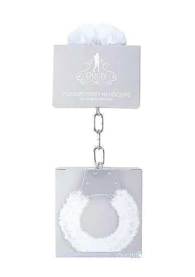 Couples Ouch Pleasure Handcuffs Furry Cuffs White Shots Couples Ouch Pleasure Handcuffs Furry Cuffs White Shots