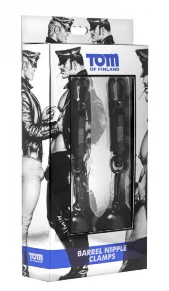 Couples Tom of Finland Tom Of Finland Barrel Nipple Clamps Couples Tom of Finland Tom Of Finland Barrel Nipple Clamps