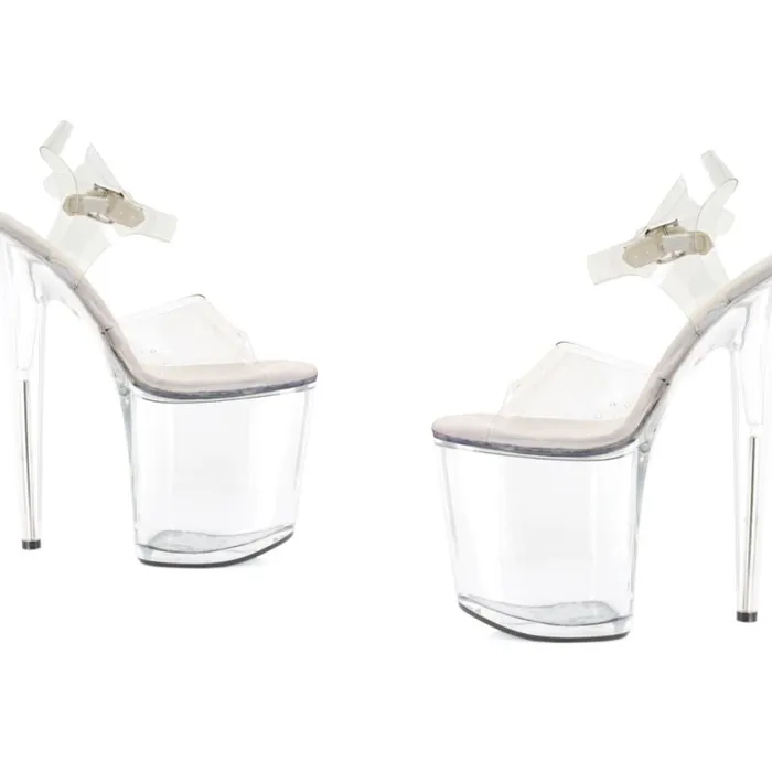 Dildos Ellie Shoes Clear Platform Sandal 8in
