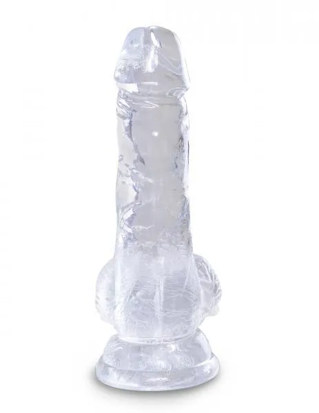 Dildos Pipedream King Cock Clear 5 Inches Cock With Balls Dildos Pipedream King Cock Clear 5 Inches Cock With Balls