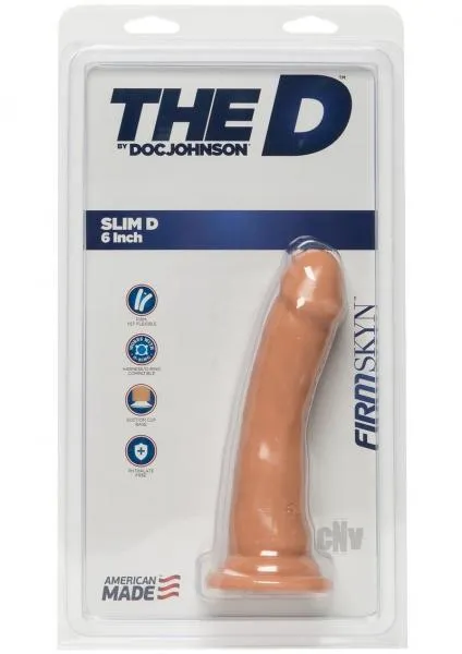 Dildos The Slim D Firmskyn 6 Vanilla Doc Johnson