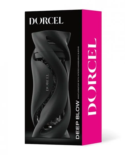 Dorcel Deep Blow Masturbator Black Dorcel Male Sex Toys