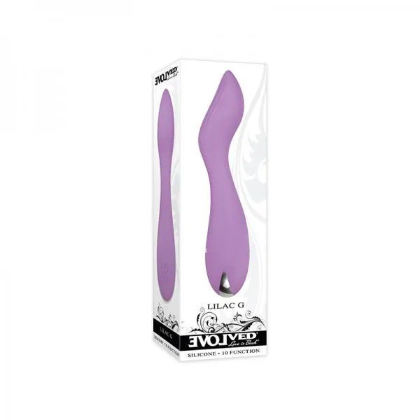 Evolved Lilac G Silicone Rechargeable Purple Evolved Vibrators