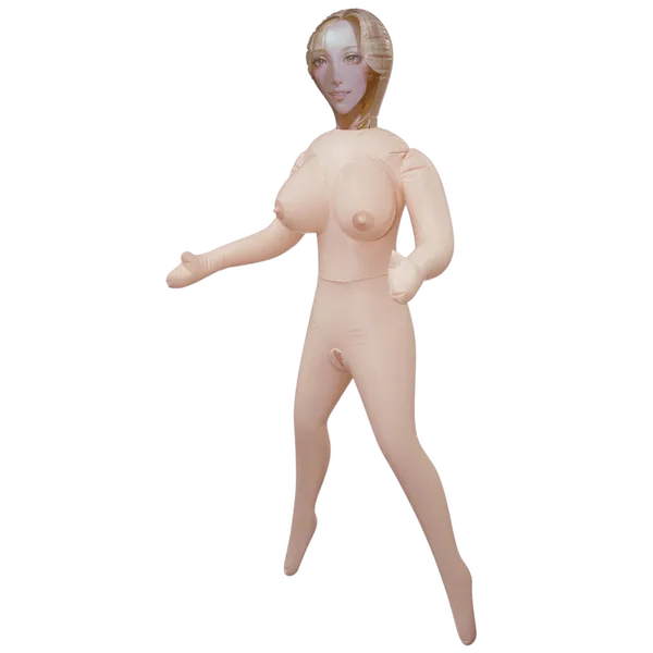 Excellent Power Male Sex Toys Hussy Inflatable Love Doll Lillia Standing Position Flesh
