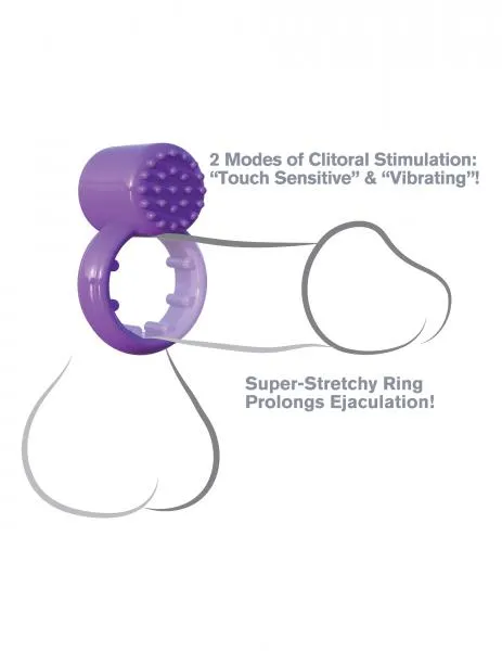 Fantasy C Ringz Sensual Touch Love Ring Purple Fantasy CRingz Vibrators Fantasy C Ringz Sensual Touch Love Ring Purple Fantasy CRingz Vibrators