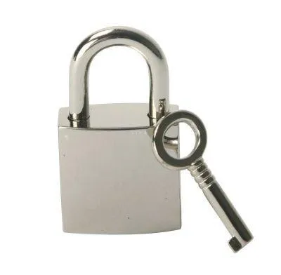 Female Sex Toys Chrome Lock With 2 Keys Kink Industries