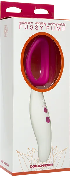 Female Sex Toys Doc Johnson Automatic Vibrating Rechargeable Pussy Pump