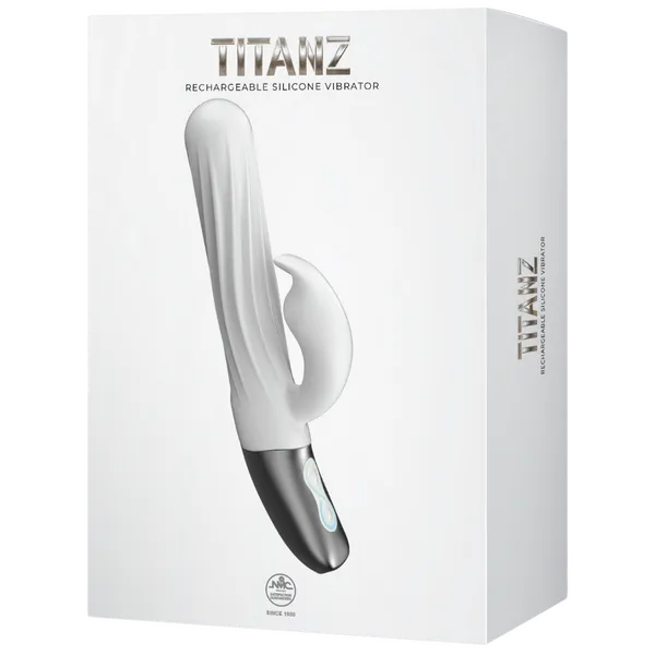 Female Sex Toys Excellent Power Titanz Thrusting Rabbit Rechargeable Silicone Vibrator Multiple Colours