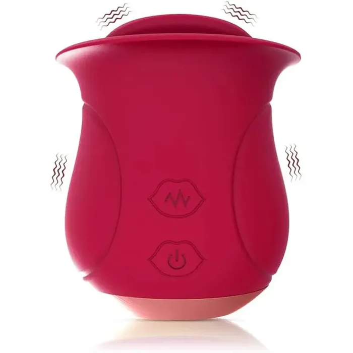 Female Sex Toys OOTYEMO Clitoral Tongue Rose Vibrator
