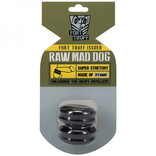 Fort Troff Artillery Raw Mad Dog Cockring 2 Pack Clear Black Seductucom Anal Fort Troff Artillery Raw Mad Dog Cockring 2 Pack Clear Black Seductucom Anal
