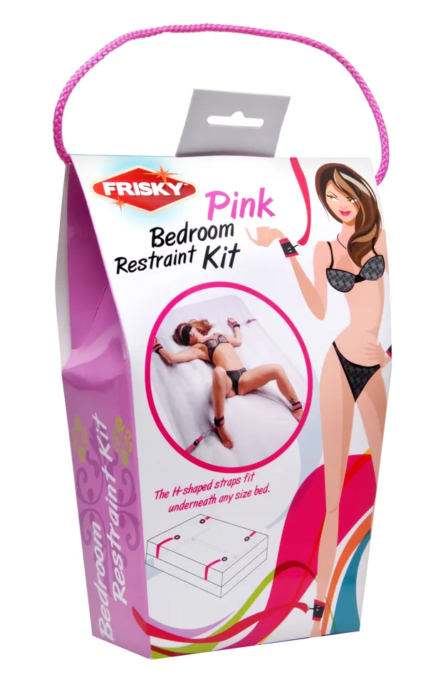 Frisky Vibrators Bedroom Restraint Kit Pink