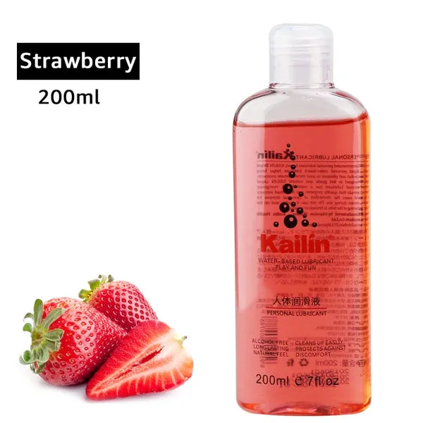 FRUIT FLAVOR ANAL GREASE FOR SEX LUBRICANT LUBE GEL VAGINA LUBRICATION 200ML FRUIT TASTE WATER BASED OIL LUBRICANTE SEXUAL sextoypremium Anal