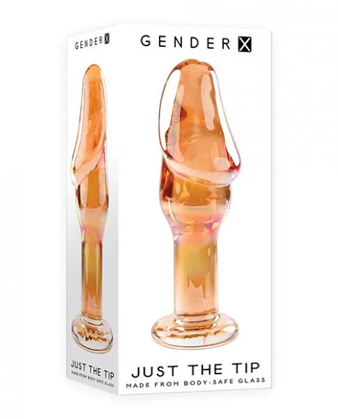 Gender X Anal Gender X Just The Tip Glass Plug Multi Color