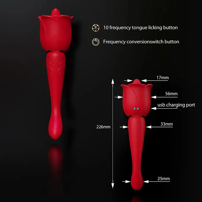 Handle Rose Vibrator OOTYEMO Vibrators