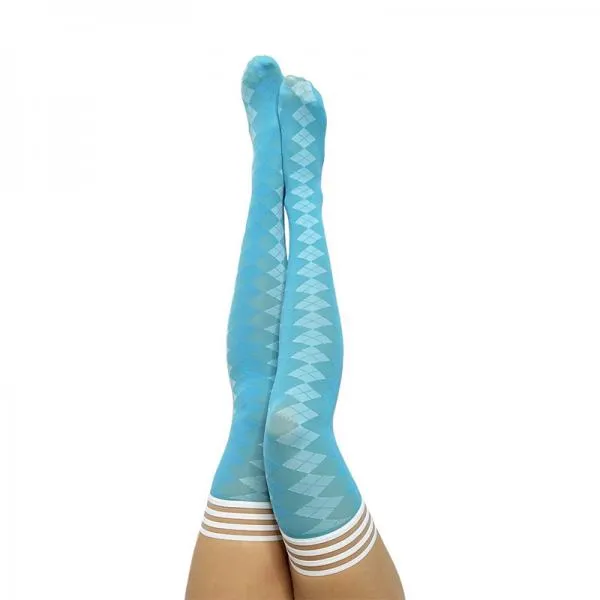 Kixies Vibrators Kixies On Point Collection Par 4 Blue Argyle Thigh High Stockings Size A Kixies Vibrators Kixies On Point Collection Par 4 Blue Argyle Thigh High Stockings Size A