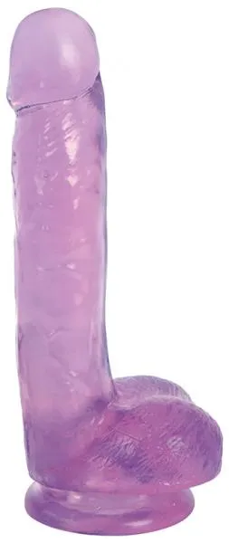 Lollicock 7 Inches Slim Stick With Balls Grape Ice Purple Curve Novelties Dildos Lollicock 7 Inches Slim Stick With Balls Grape Ice Purple Curve Novelties Dildos