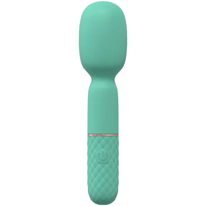 Loveline LoveLine Bella 10 Speed Vibrating MiniWand Silicone Rechargeable Waterproof Green Female Sex Toys