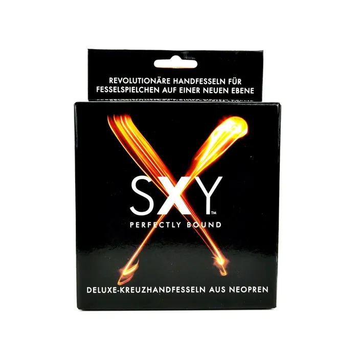 Lovetwoo SXY Cuffs Deluxe Neoprene Cross Cuffs GERMAN Couples