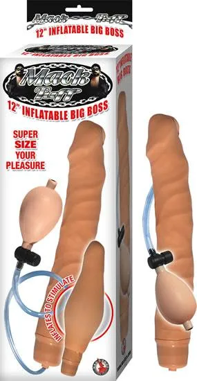 Mack Tuff Dildos Mack Tuff 12 Inches Inflatable Big Boss Dildo Beige