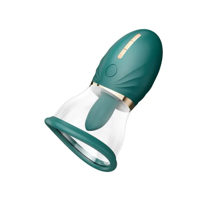 Magic Tongue Green LuvPump Vibrators