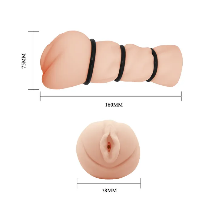 Male Sex Toys Crazy Bull Pocket Pussy 3D Vagina Flesh