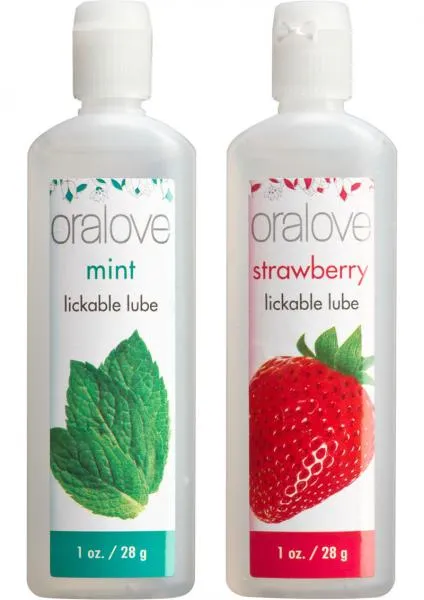 Male Sex Toys Doc Johnson Oralove Delicious Duo Lickable Strawberry And Mint Lubes 1 Ounce 2 Each Per Set Male Sex Toys Doc Johnson Oralove Delicious Duo Lickable Strawberry And Mint Lubes 1 Ounce 2 Each Per Set