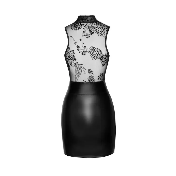 Male Sex Toys Power Wetlook Short Dress w Skirt Tulle Top Noir Male Sex Toys Power Wetlook Short Dress w Skirt Tulle Top Noir