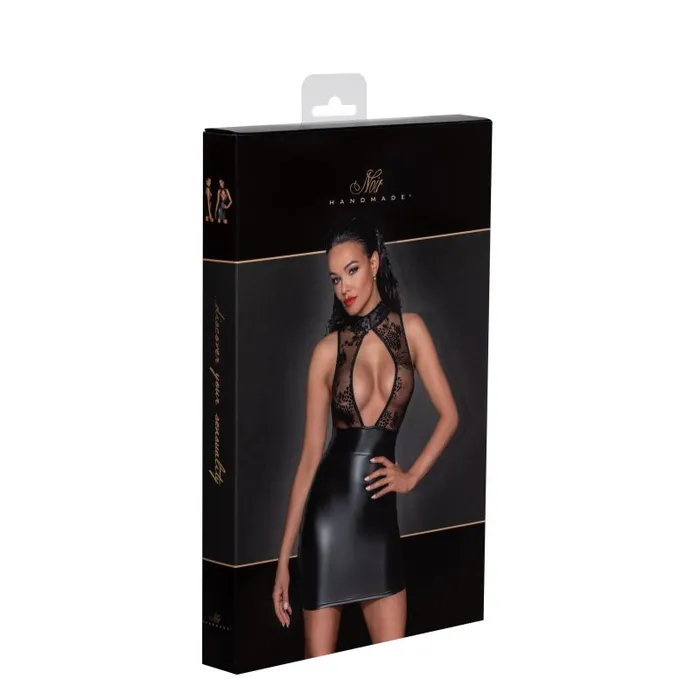 Male Sex Toys Power Wetlook Short Dress w Skirt Tulle Top Noir Male Sex Toys Power Wetlook Short Dress w Skirt Tulle Top Noir