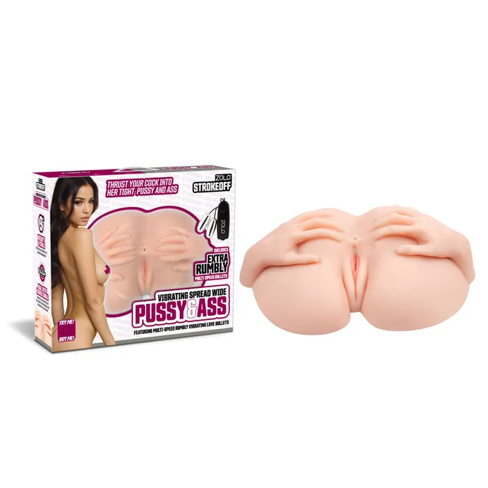 Male Sex Toys Zolo Zolo Stroke Off Vibrating Spread Wide Pussy Ass
