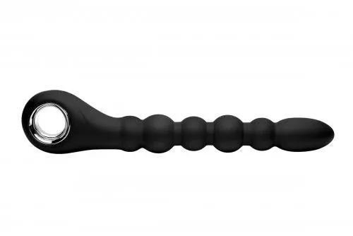 Master Series Male Sex Toys Dark Scepter 10 X Vibrating Silicone Anal Beads Master Series Male Sex Toys Dark Scepter 10 X Vibrating Silicone Anal Beads