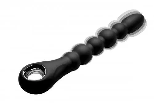 Master Series Male Sex Toys Dark Scepter 10 X Vibrating Silicone Anal Beads Master Series Male Sex Toys Dark Scepter 10 X Vibrating Silicone Anal Beads