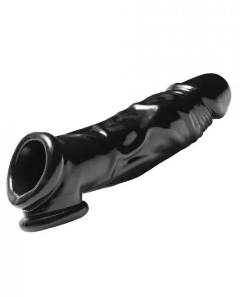 Master Series Male Sex Toys Fuk Tool Penis Sheath And Ball Stretcher Black Master Series Male Sex Toys Fuk Tool Penis Sheath And Ball Stretcher Black