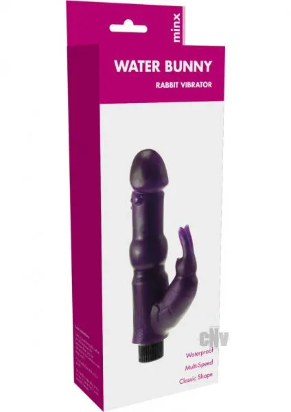 Minx Water Bunny Rabbit Vibrator Purple Minx Vibrators Minx Water Bunny Rabbit Vibrator Purple Minx Vibrators