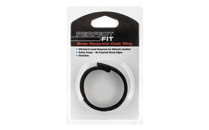 Neoprene Snap Cockrings PerfectFit Vibrators