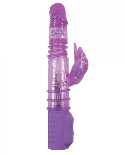 NS Novelties Vibrators Bunny Tron Thruster Vibe Purple