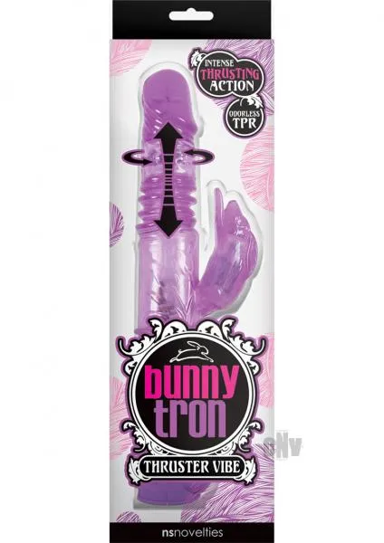 NS Novelties Vibrators Bunny Tron Thruster Vibe Purple NS Novelties Vibrators Bunny Tron Thruster Vibe Purple