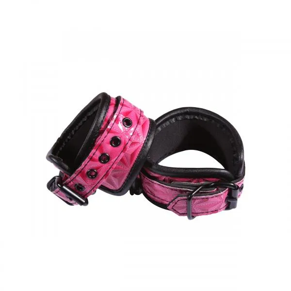 NS Novelties Vibrators Sinful Ankle Cuffs Pink