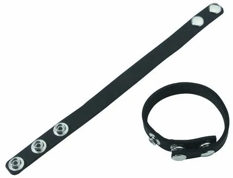 Original Oiltan Cock Ring Leather Black Spartacus Male Sex Toys